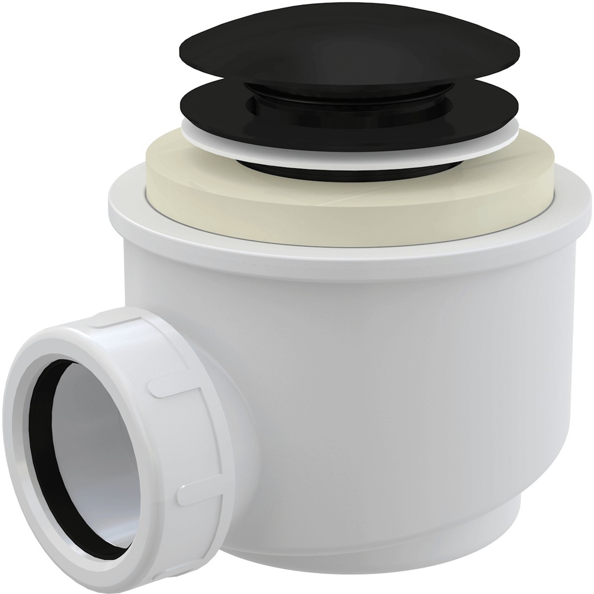 Alca PLAST Alcaplast Syfon brodzikowy click/clack czarny-mat A465BLACK-50 !