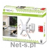 Techly Uchwyt ścienny do TV LCD/LED/PDP dwuprzegubowy 23-55 45 kg VESA biały