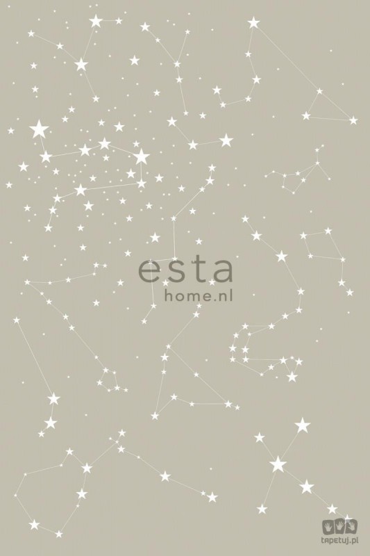 Esta Home Beżowa fototapeta z gwiadkami 158705_opcje