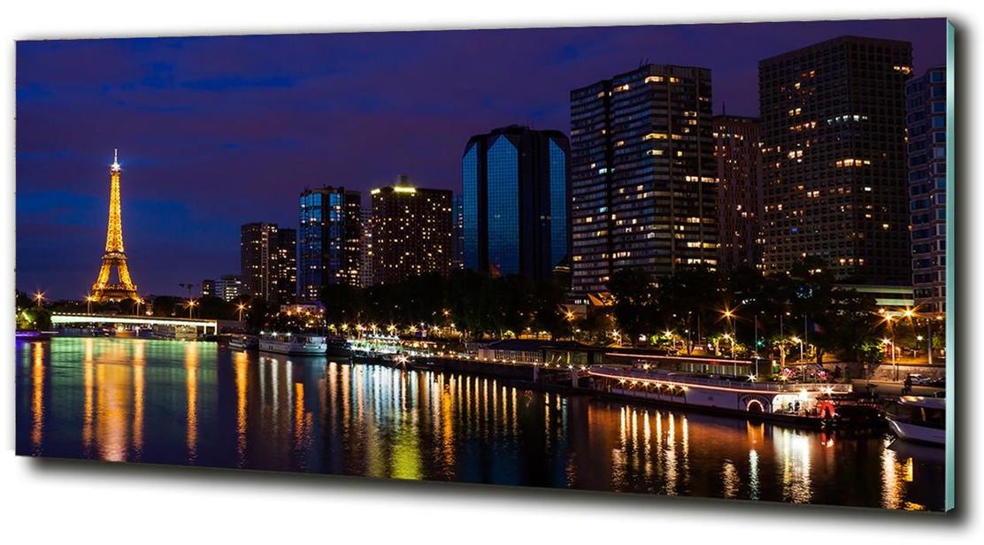 Foto obraz szkło hartowane Paryż nocą
