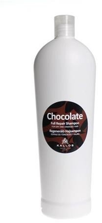 Kallos Chocolate Full Repair Shampoo regenerujący szampon czekoladowy do włosów suchych i łamiących się 1000ml 48137-uniw