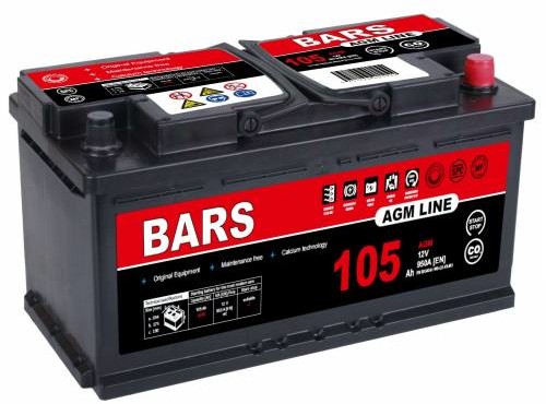 Fiamm Bars AGM Line 12V 105Ah 950A L6 Start&Stop BM105
