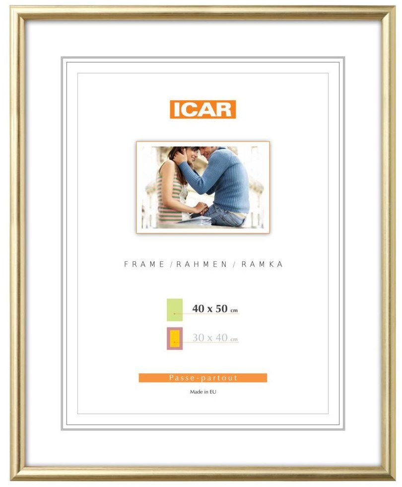 Icar Ramka na zdjęcia DRI HIT 40 x 50 cm złota drewniana