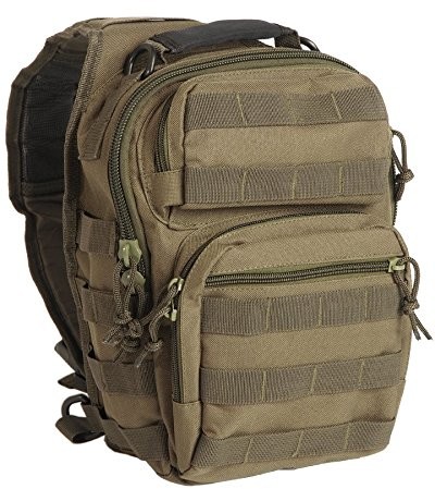 Mil-Tec US Assault Pack One Strap Small, zielony 14059101