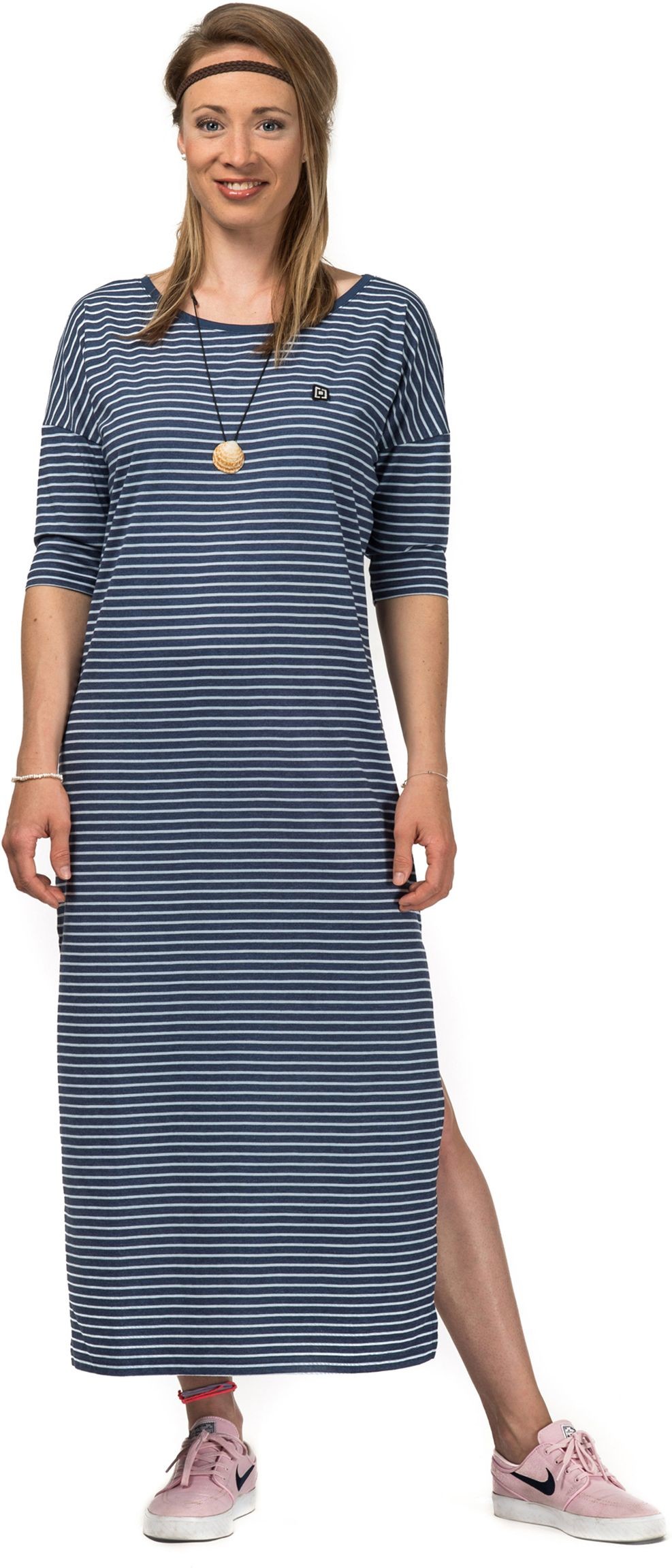 HORSEFEATHERS sukienka damska HORSEFEATHERS LILLIAN DRESS navy stripes)