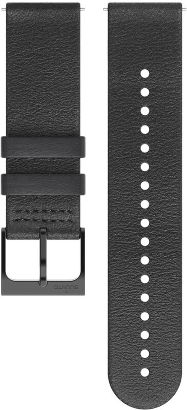 Suunto Urban 6 Leather Strap 22mm, czarny 2022 Akcesoria do zegarków SS050693000