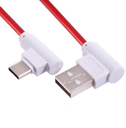 System-S System-S USB 3.1 typ C 90° kątowy do USB 2.0 A kabel 89 cm czerwony 53551120