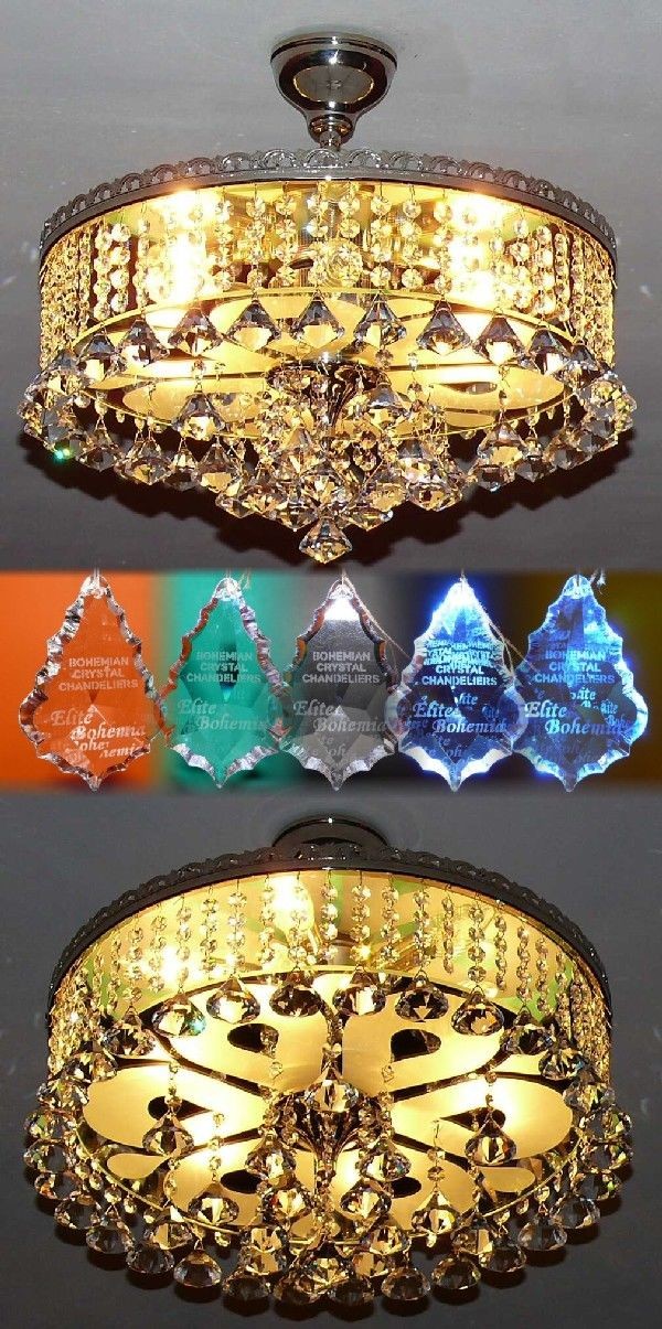 Elita bohemia Plafon kryształowy na 0 żarówek - Bohemia L 708/6/07 N