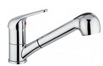 Pyramis Fido bateria kuchenna z wyciąganą wylewką chrom 090919938 090919938