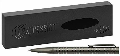 Parker Wedo 260710055 designerski długopis ekspresja, mechanizm obrotowy, niebieski metalowy duży w kartonie prezentowym, gunmetal