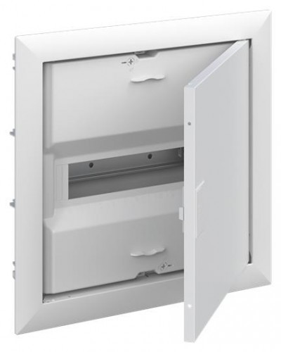 ABB Obudowa podtynkowa 12 modułowa 1-rząd po 12 modułów drzwi metalowe białe IP30 UK612E2 2CPX077840R9999 UK612E2