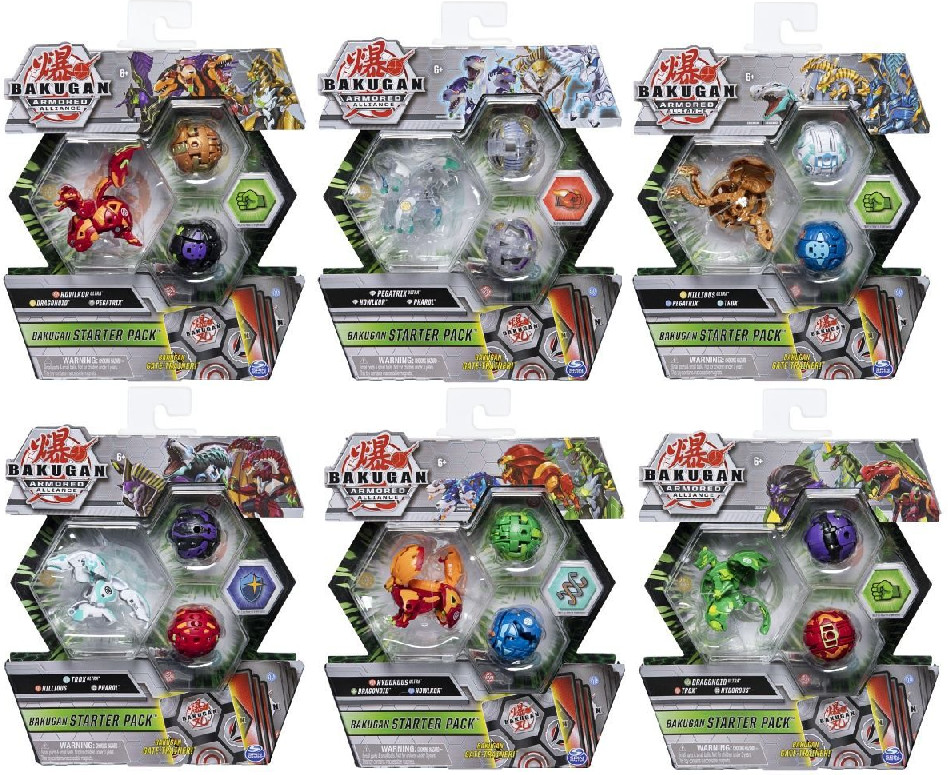 Spin Master Bakugan. Zestaw Startowy Armored Alliance, mix wzorów