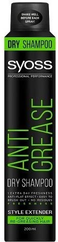 Syoss Anti Grease Dry Shampoo suchy szampon do włosów szybko przetłuszczających się 200ml