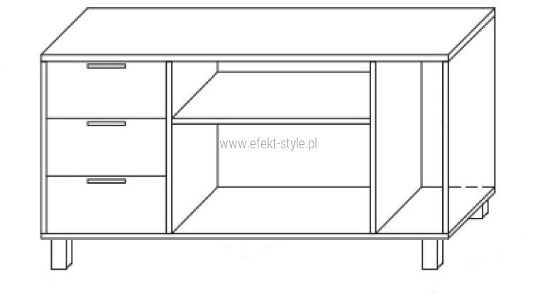AMS Kontener podporowy KP4 prawy lub lewy