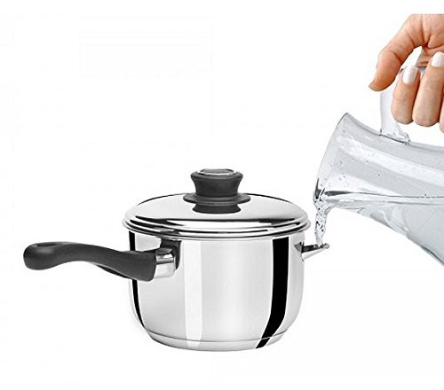 Artame artame art82626 Bain Marie garnek z pokrywką ze stali nierdzewnej ART82626