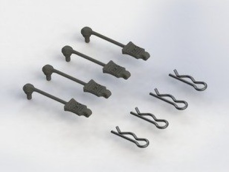 Drążek amortyzatora 3.5x64mm 2 szt. ARRMA (AR330195)