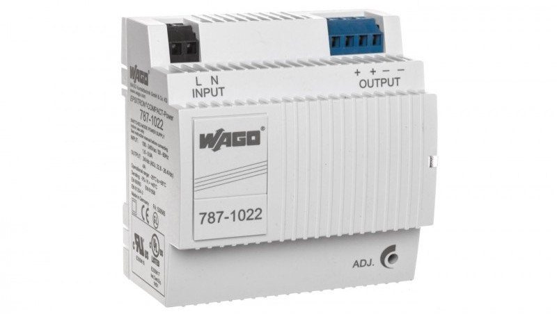 WAGO Zasilacz COMPACT 24V 4A impulsowany po stronie pierwotnej 787-1022 EPSITRON 787-1022
