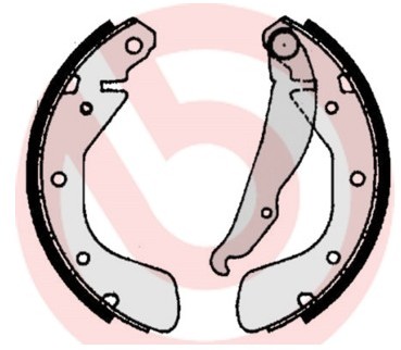 BREMBO Szczki hamulcowe - komplet S 59 511