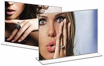 Lebez LEBEZ poziomy akrylowy regał na książki 21 x 30 cm sztuka 7085 lebez 7085