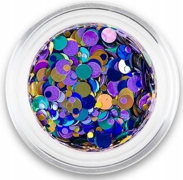 Efekt Confetti circle Mix Piegi słoiczek #19