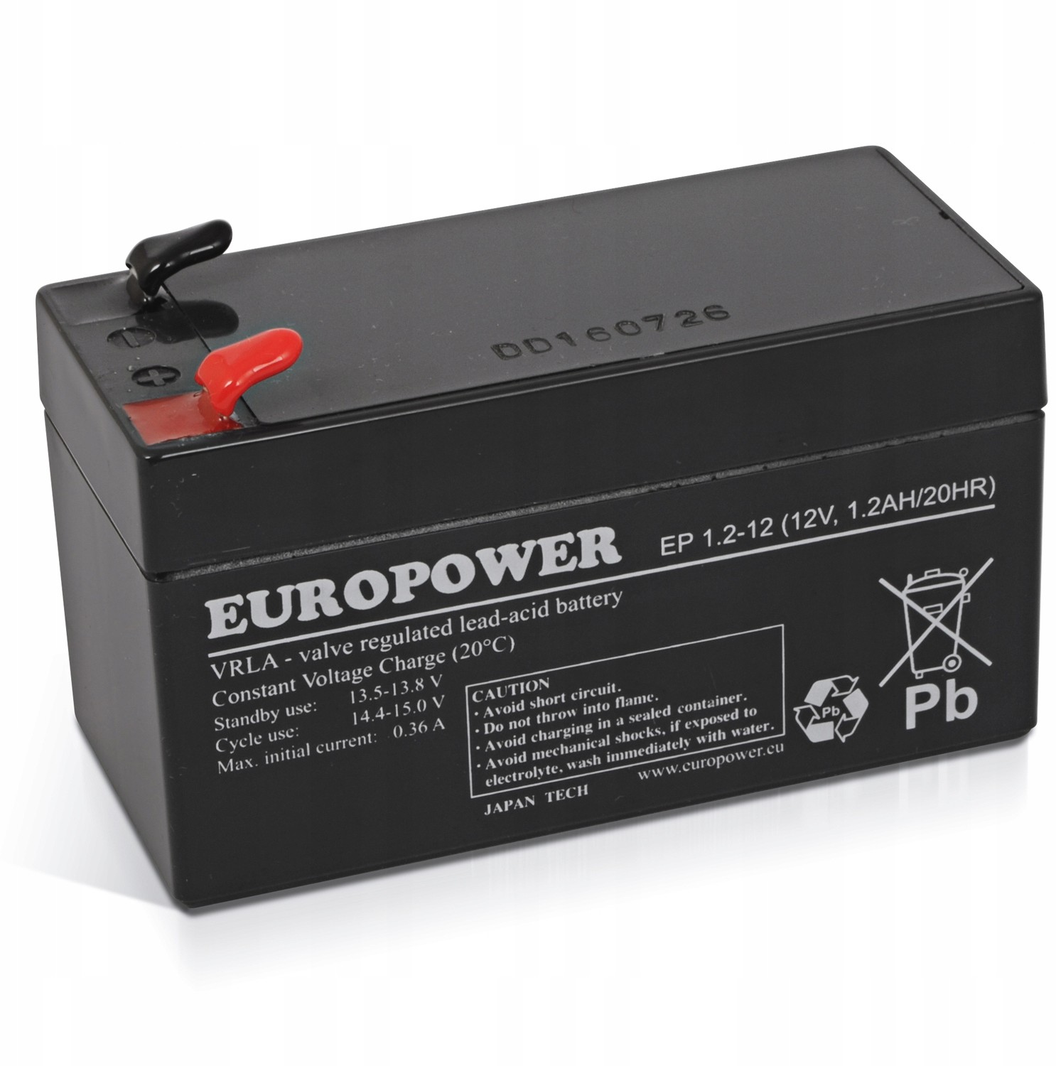 Europower Akumulator Agm Alarm 1.2Ah 12V EP1.2-12