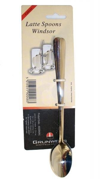 GRUNWERG Łyżeczki do latte 4 szt. GRUNWERG Windsor, 19,5 cm