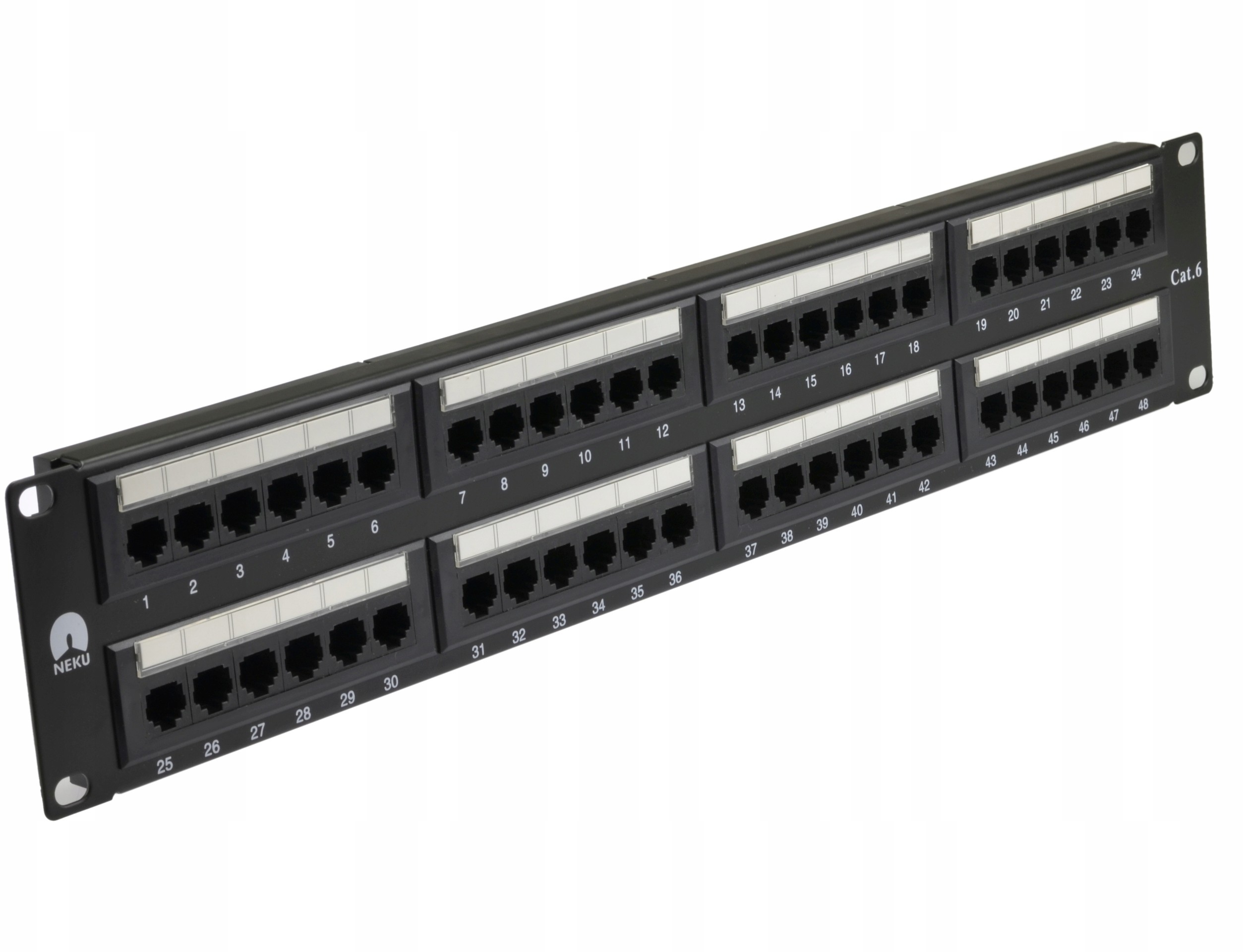Neku Patchpanel panel Rack 19'' kat.6 48p Utp 2U