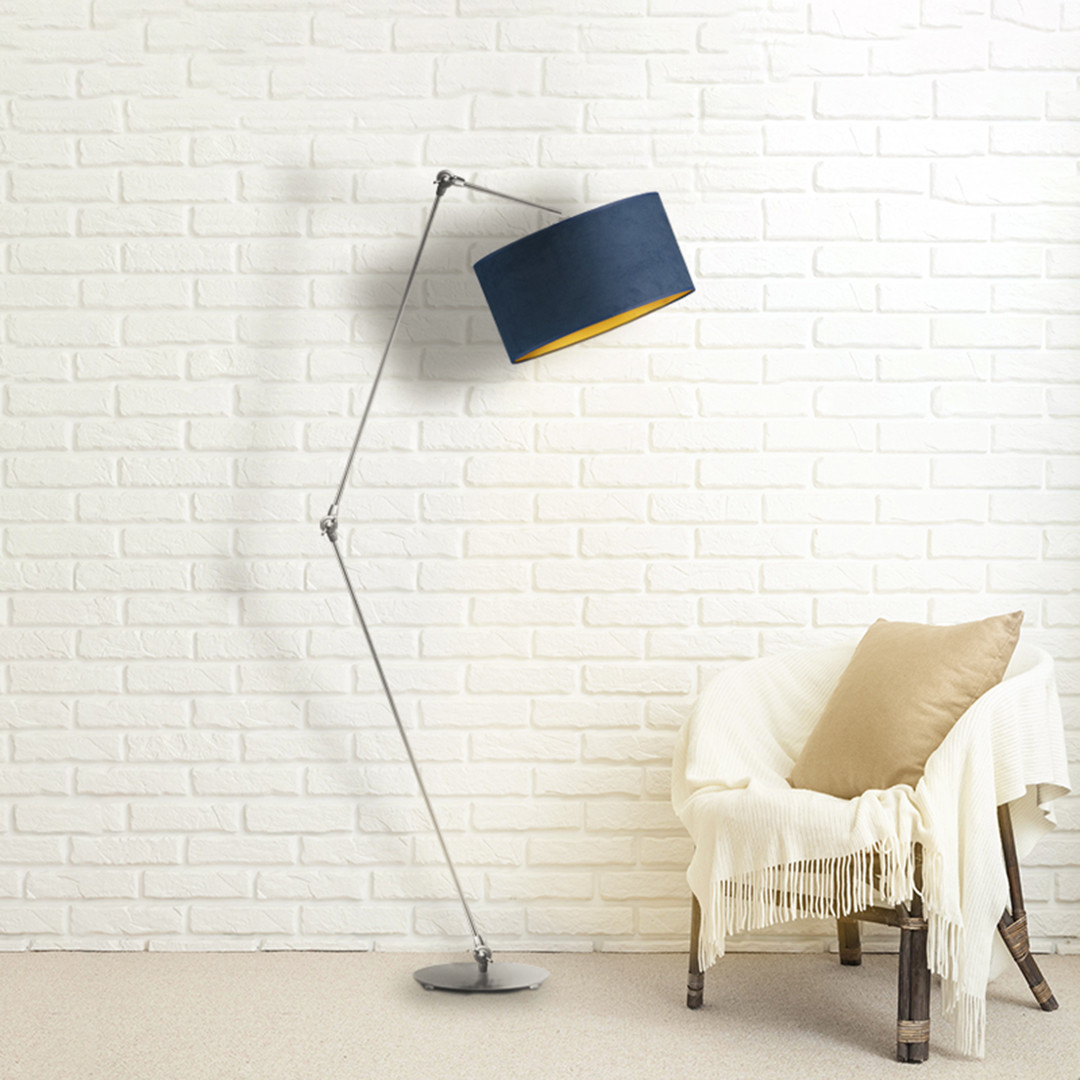 Lysne Nowoczesna lampa podłogowa BARI VELVET 1468V/1