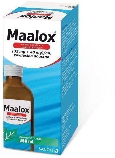SANOFI AVENTIS FRANCE Maalox Zawiesina 250 ml