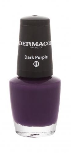 Dermacol Nail Polish Mini Autumn Limited Edition lakier do paznokci 5 ml 01 Dark Purple