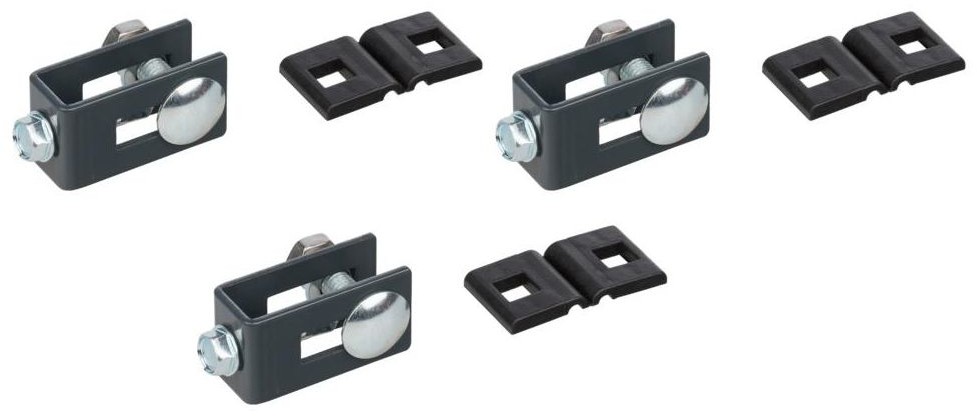 ARCELOR MITTAL Uchwyt do paneli ogrodzeniowych 3 szt. antracytowy ARCELOR MITTAL