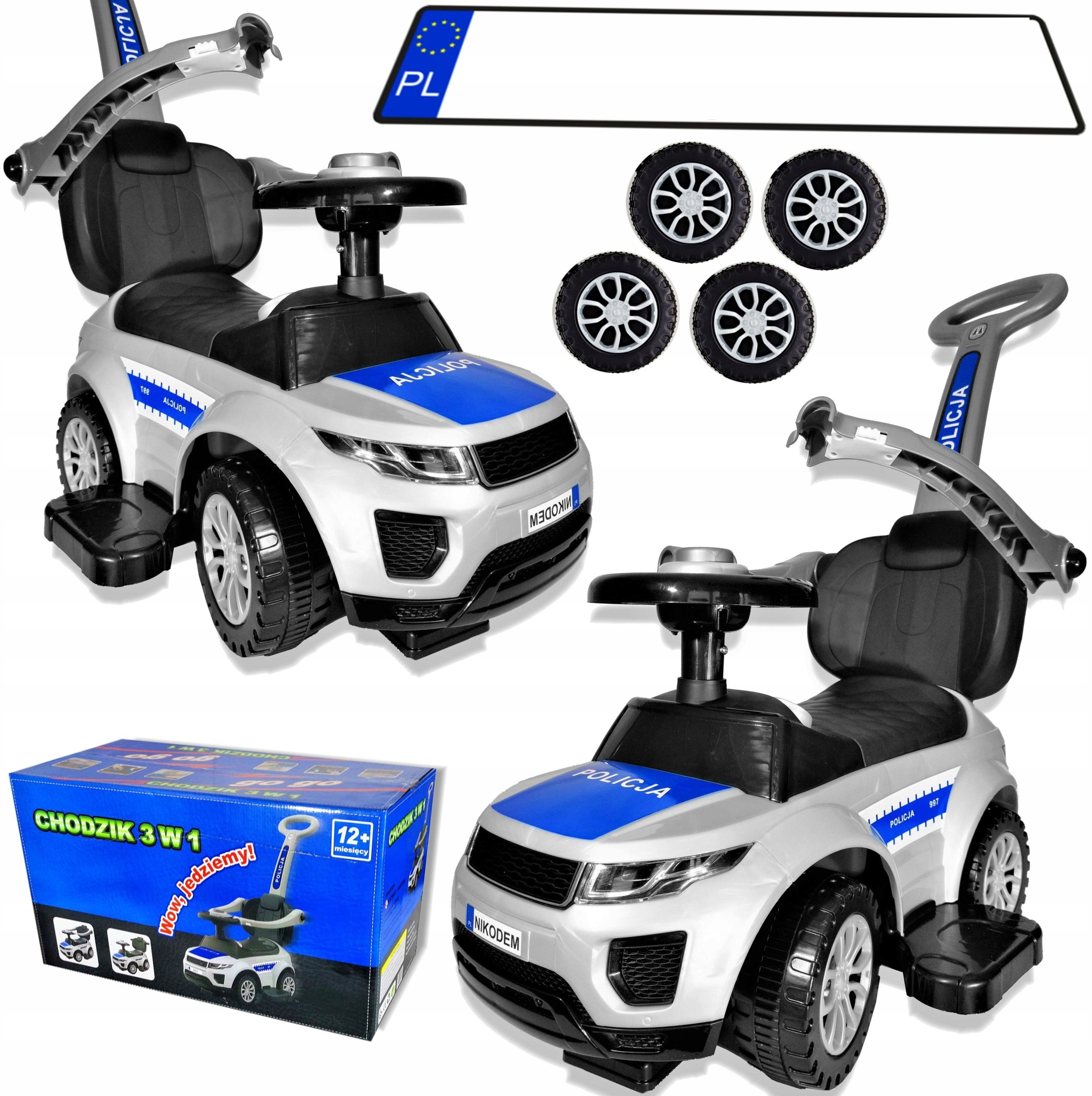 Jeździk Chodzik Pchacz Policja 6w1 Limited Edition
