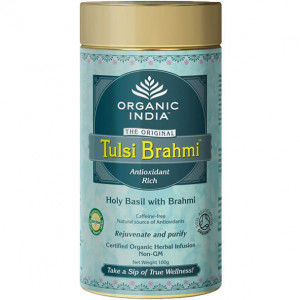 Organic India Herbata Brahmi Tulsi Tea 100g sypana