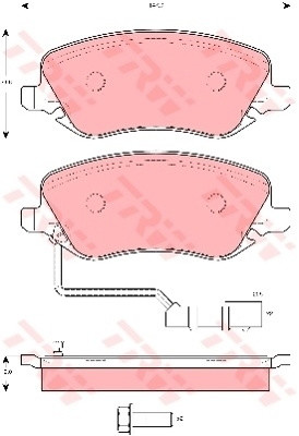 TRW KFZ Ausruestung GmbH) KFZ Ausruestung GmbH) GDB1489 GDB1489
