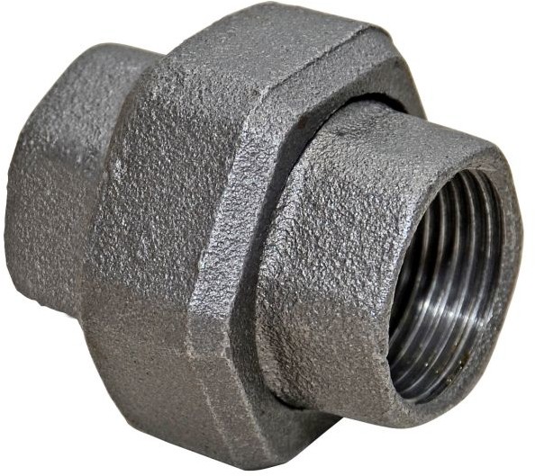 Dwuzłączka stalowa ErE 1  czarna