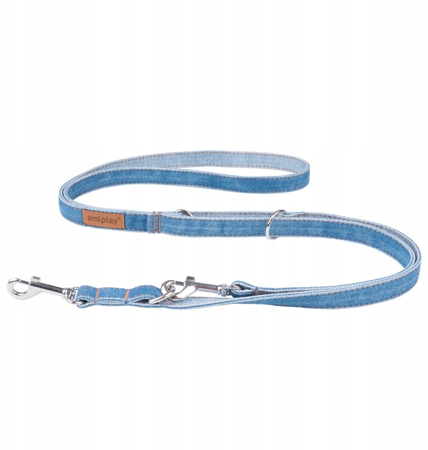 Smyczregulowana z taśmy Denim Jeans - rozm. M