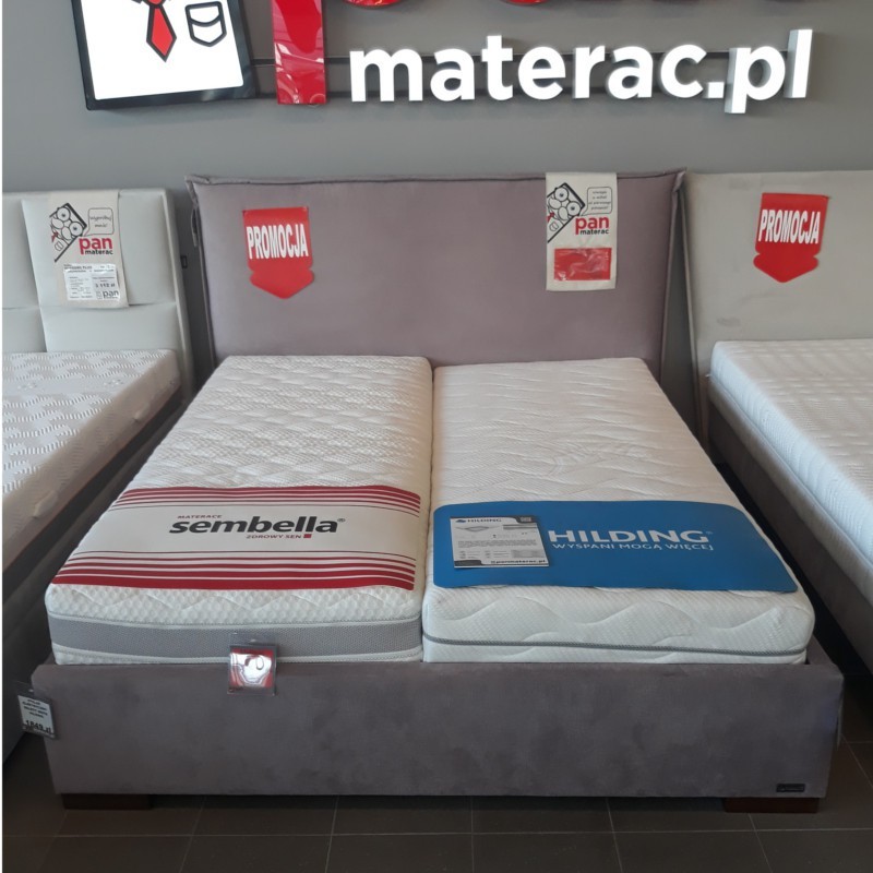 Hilding Łóżko ECLECTIC 160x200 tapicerowane OUTLET Rozmiar 160x200 Pojemnik Bez pojemnik