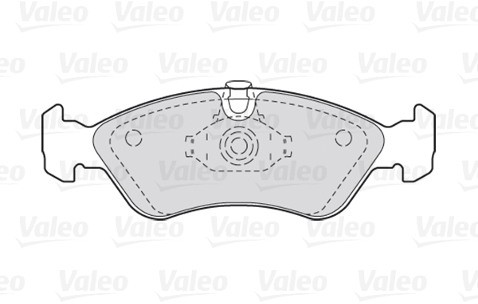 VALEO Klocki hamulcowe - komplet 301184