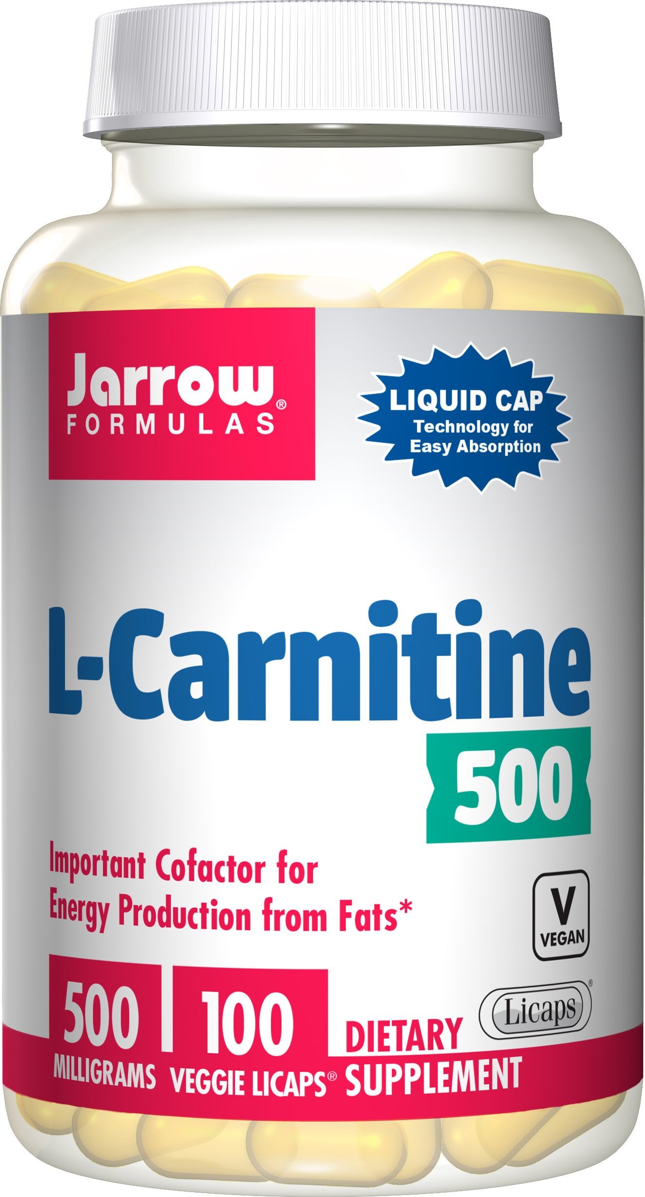 Jarrow Formulas L-Karnityna 500mg 100 żelek P29104