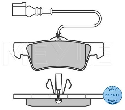 Wulf Gaertner Autoparts Zestaw klocków hamulcowych, hamulce tarczowe Wulf Gaertner Autoparts 025 243 6719/W