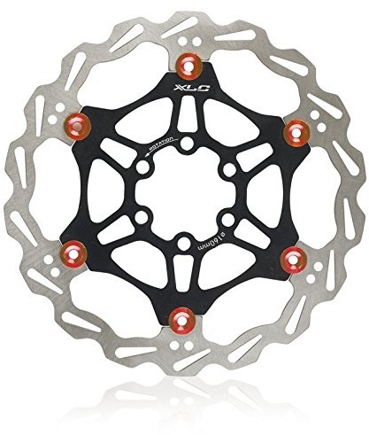 XLC BR-X50 tarcza hamulcowa, wielokolorowa 2500321600_Schwarz/Rot_Durchmesser 160 mm