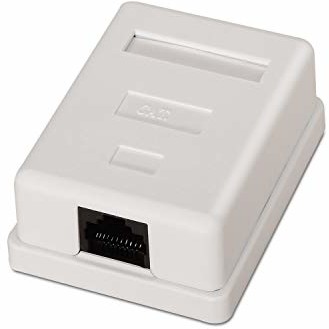 AISENS aisens A139  0301  powierzchnia rozety RJ45, biała A139-0301