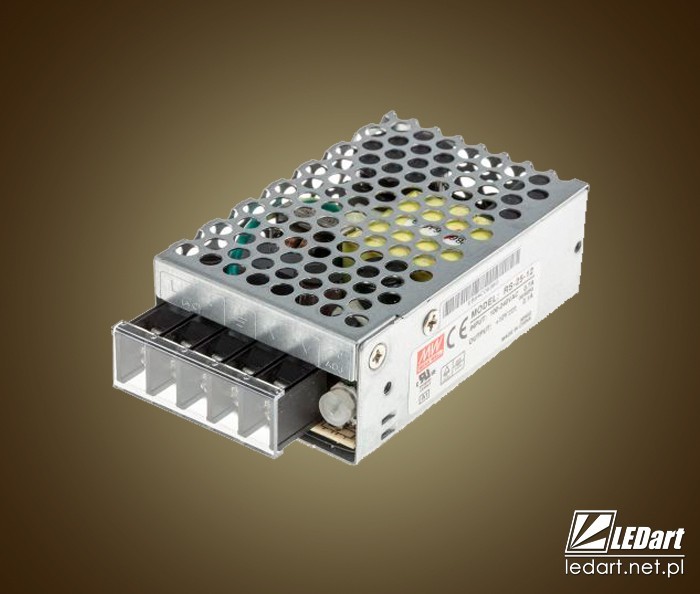 Mean Well LEDart Zasilacz modułowy 25W RS-25-12 RS-25-12