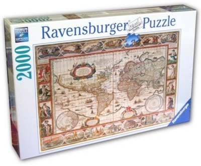 Ravensburger 2000 ELEMENTÓW Mapa Świata 205688