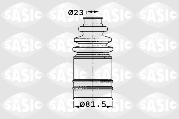 SASIC OSŁONA PRZEGUBU 1904006 WEW RENAULT AVANTIME/ESPACE/LAGUNA/VEL SATIS/MASTER/TRAFIC 1.9DCI/2.2DCI/3.0DCI 99