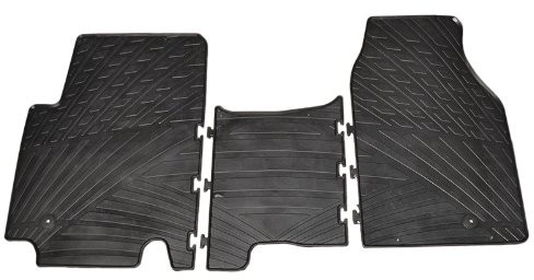 Rubber Car Mats Gumowa mata Renault Traffic Opel Vivaro więcej zaciski montażowe (TK profil 3-częściowy zestaw Rubber ponieważ Mats