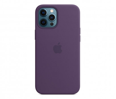Apple iPhone 12 Pro Max Silicone Case with MagSafe Amethyst