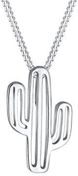 Elli Damski  łańcuszek z wisiorkiem w kształcie Kaktus, srebro, Silver 0103121317_45