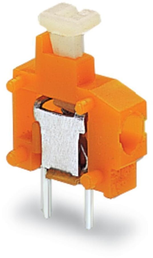 Wago Zacisk sprężynowy 1.50 mm Ilość PIN 1 235-101 Kolor pomarańczowy 800 szt 235-101