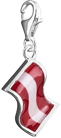 THOMAS SABO Thomas Sabo flaga Austria Charm wisiorek srebrny kolor czerwony/biały emaliowany 1194  603  10 1194-603-10
